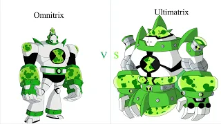 Omnitrix vs Ultimatrix side by side comparison Part 6