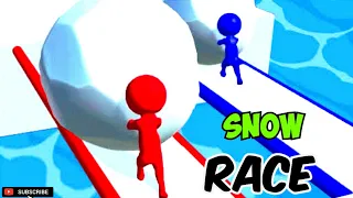 SNOW RACE GAMEPLAY ll MUBILE GAMES NEW 2024