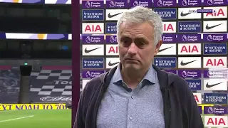 Tottenham 2 Manchester City 0 Jose Mourinho Post Match Interview