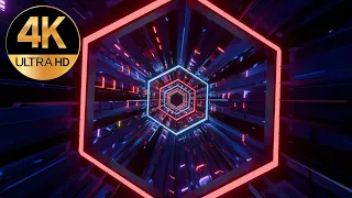 10 hour 4k fast moving disco hexagon shape  colorful Lights Background (Free Video Background loops)