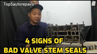 4 SIGNS OF BAD VALVE STEM SEALS (EXPLANATION AND EXAMPLES)