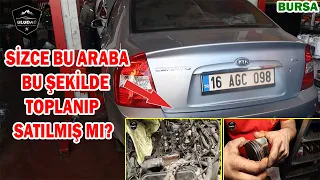 2006 KİA CERATO 1.6 MOTOR SİLİNDİR KAPAK CONTA DEĞİŞİMİ (Piston Kafası Kırılmış Segman Attık!)