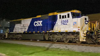 CSX OLS SD70MAC 4568 Trails on M409