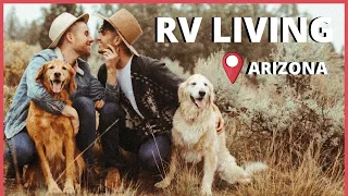 RV LIVING in ARIZONA | Travel across USA with GAY COUPLE