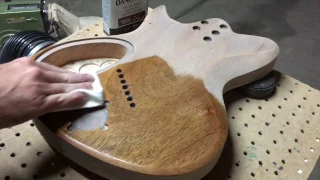 Filling Wood Grain On A Guitar