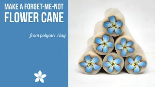Make a Sweet Forget Me Not Flower Cane