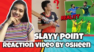 Slayy Point/Behind The Scenes Reality of Cricket |IPL Ads/ReactionbyOsheen/Laughingbuzz