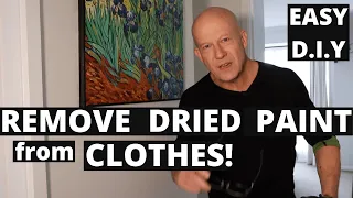 How To Remove Paint Stains From Clothes*                   FAST & EASY!