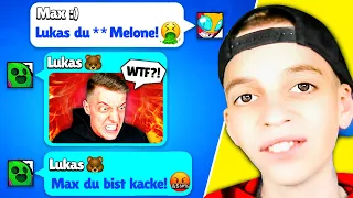 Mein KLEINER BRUDER MAX verarscht LUKAS BRAWL STARS... 😂 (Er rastet aus!)