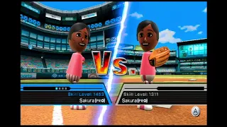 Wii Sports - Baseball - Sakura vs Sakura