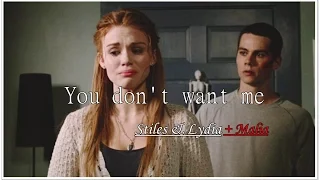 Stiles & Lydia [ You don't want me ] + Malia || AU.