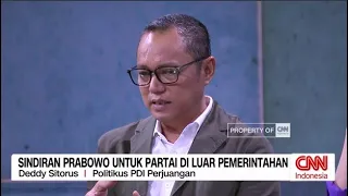 Prabowo Sindir Partai Ngaku Milik Bung Karno, Deddy: PDIP Bukan Partai ‘Baperan' | Political Show