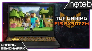 Asus TUF F15 (2022) - Minecraft Gameplay Test (i7-12700H, RTX 3060)