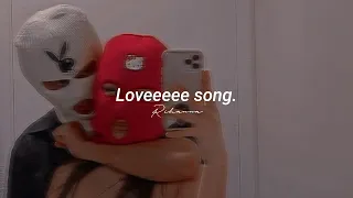 Rihanna - Loveeeee song (Lyrics Video Slowed + Reverb) "I need love and affection"