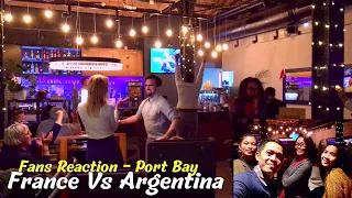 Crazy Fans Reaction at Port Bay Barcelona - Argentina Vs France World Cup 2022