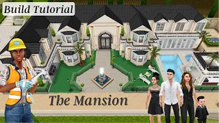 Sims Freeplay || Elegant Mansion Live Build 🖤🛠️