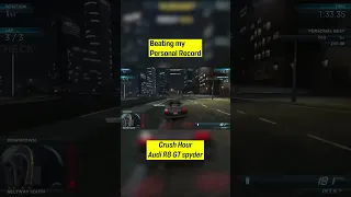 Beating personal record Crush Hour Audi R8 GT Spyder Need for speed Most wanted 2012 [ 6 ]