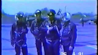 г. Нойруппин, ЗГВ. Вывод СУ-17 из Германии. 26.04.91 г. 1ч.