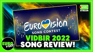 UKRAINE EUROVISION 2022 ALL SONGS (REVIEW & REACTION) with OGAE UKRAINE