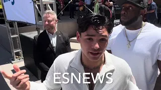 Ryan Garcia At Canelo weigh In Say Devin Haney Team Lien And Reports Are False