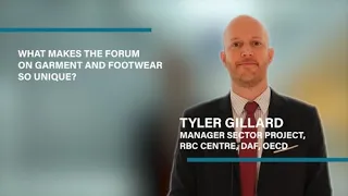 What makes the OECD Forum on Garment and Footwear so unique?