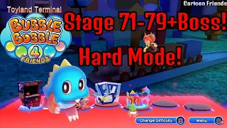 Bubble Bobble 4 Friends - Stage 71-79 + Boss! Solo Gameplay [Toyland Terminal] HARD MODE!