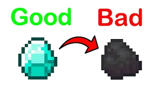 Minecraft Good to Bad