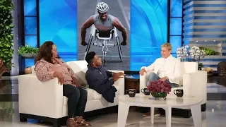 Ellen Meets an Inspiring College Wrestler and His Mom