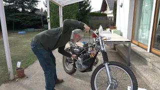 Montesa Cota 247   First attempt to start the engine after 42 years       Part 2