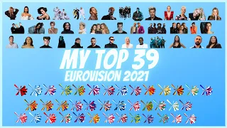 Eurovision 2021 - My TOP 39