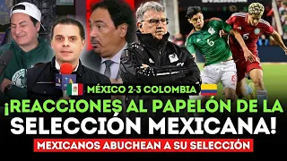 CRISIS en SELECCIÓN MEXICANA: REACCIONES de PRENSA e HINCHAS  | México 2-3 Colombia