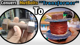 homemade transformer | how to make 12v transformer | transformer kaise banaye