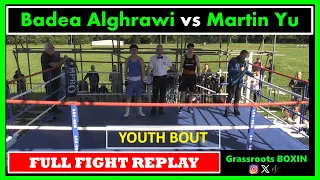 Badea Alghrawi vs Martin Yu - FULL FIGHT - Epsom Boxing Academy Club Outdoor Show (26/05/24)