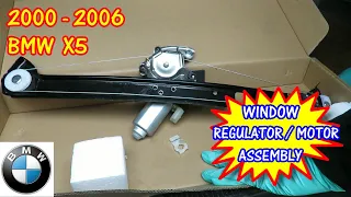 2000-2006 BMW X5 - Right Rear Window Motor And Regulator Assembly Replacement #bmwx5