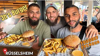 BESTE BURGERKETTE DEUTSCHLANDS? 🍔| Burgertest mit Youssef  | Tolunay @Youssef90 & @zacnour