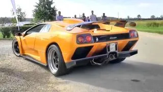 Lamborghini Diablo GT INSANE Sound - Start Up, Revs & Accelerations