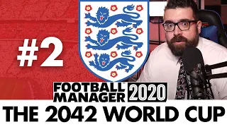 THE 2042 WORLD CUP FM20 | Part 2 | KNOCKOUT ROUNDS | Football Manager 2020