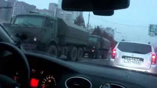 Ukraine War Endless Russian Army Convoy Reaches Donetsk this Afternoon