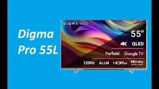 Телевизор Digma Pro 55L - краткий обзор