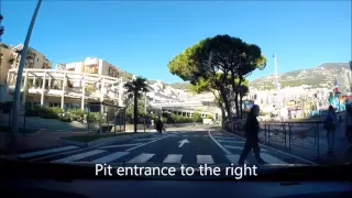 Lap of Monaco Grand Prix circuit