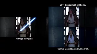 REVISITED Obi-wan Kenobi vs Darth Vader | A New Hope (1977) [Revisited, Blu-ray, DeEd]