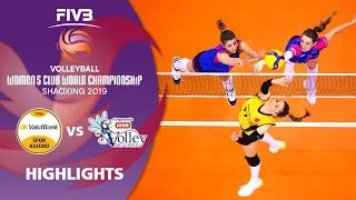 VakifBank Istanbul vs. Novara - Highlights | Women's Volleyball Club World Champs 2019