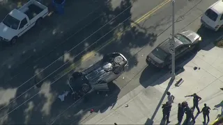 Authorities in pursuit of possibly armed suspect near Echo Park