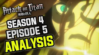 DECLARATION OF WAR! Attack on Titan Season 4 Episode 5 Breakdown/Analysis!