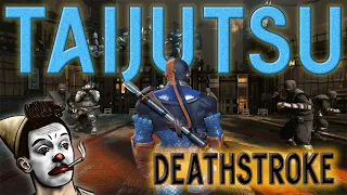 "Taijutsu" Deathstroke Combat Challenge (All Medals) | Arkham Origins