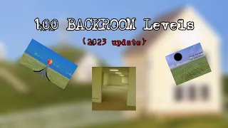 The FIRST 100 BACKROOM Levels 2023 | Wikidot and Fandom