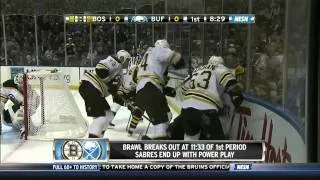 Zdeno Chara fights Regehr in semi brawl 11/23/11