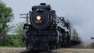 Canadian Pacific 2816 - Final Spike Steam Tour- Elgin to Davenport May 9th 2024