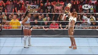 Becky Lynch confronta a Bianca Belair antes de SummerSlam - WWE Raw Español Latino: 18/07/2022
