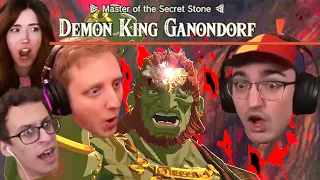 STREAMERS react to the MOST EPIC MOMENT in ZELDA BOSS FIGHT HISTORY
